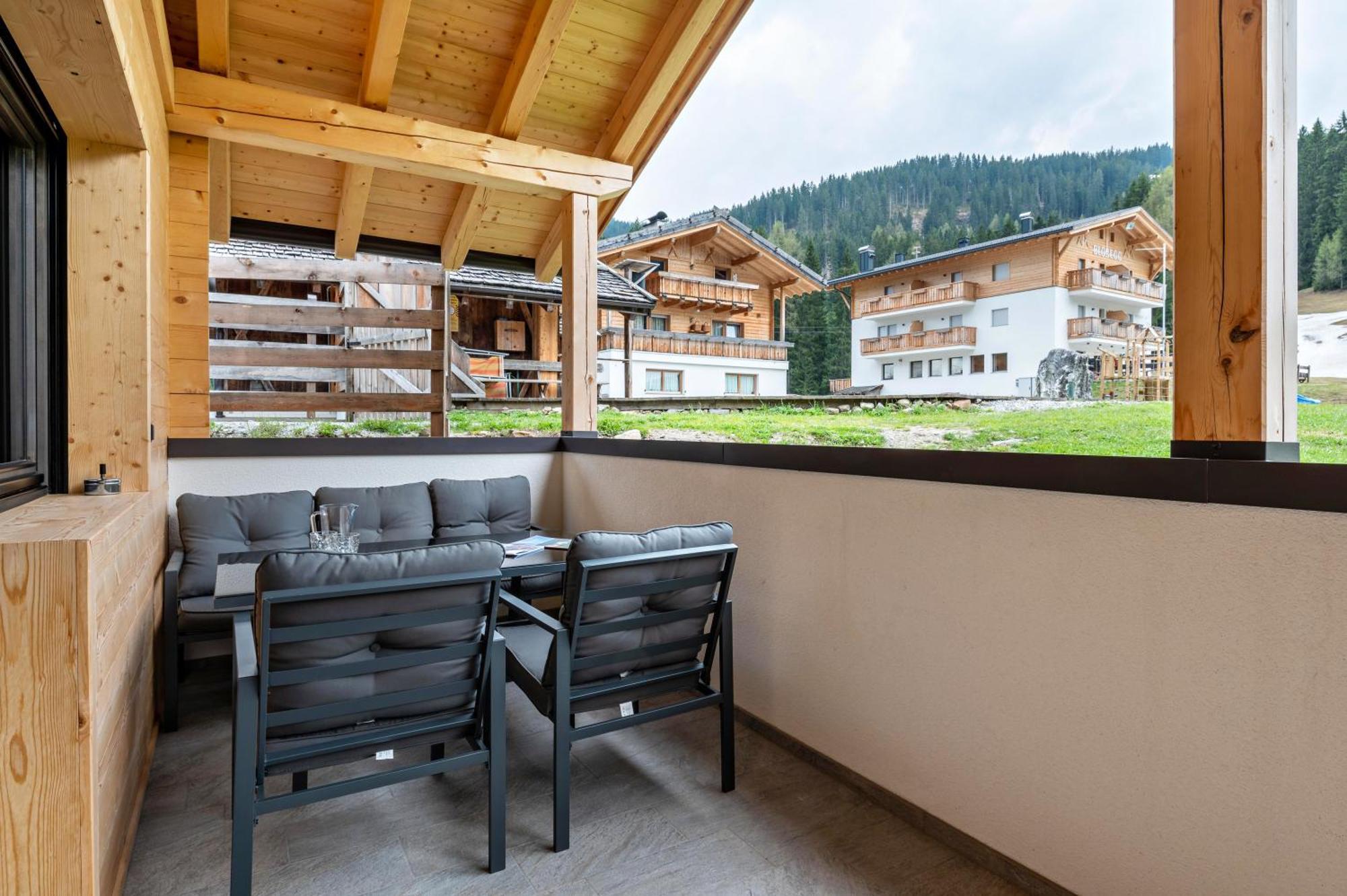 רצ'ינס Blosegghof Bergchalets Waldblick מראה חיצוני תמונה